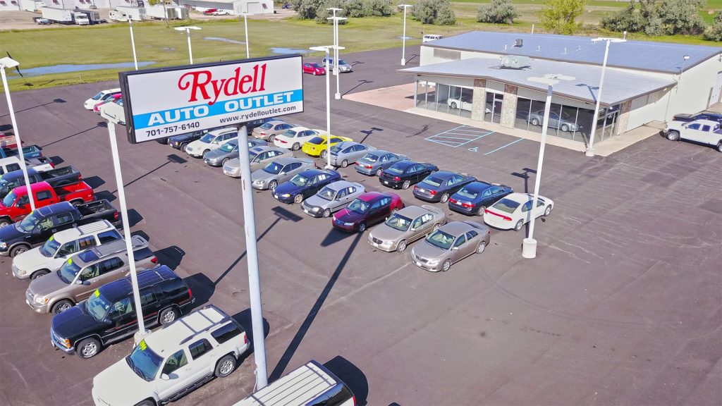 The Used Car Lot at Rydell Auto Outlet in Grand Forks, ND