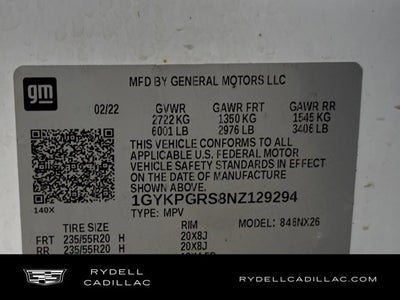 2022 Cadillac XT6 Sport