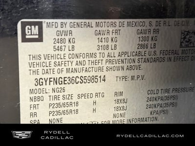2012 Cadillac SRX Base