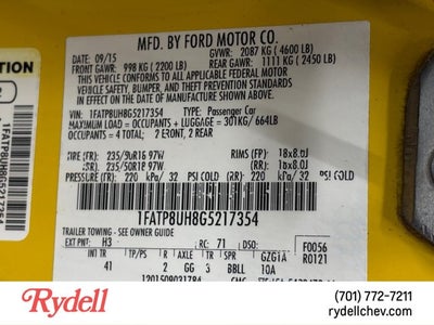2016 Ford Mustang EcoBoost Premium
