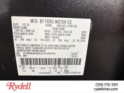 2016 Ford Explorer XLT