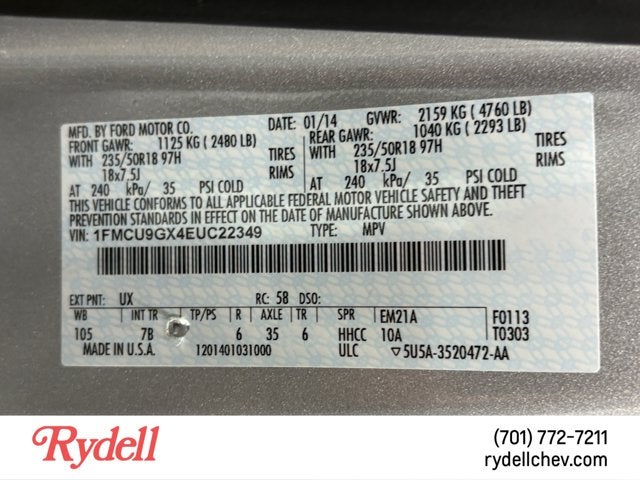 2014 Ford Escape SE