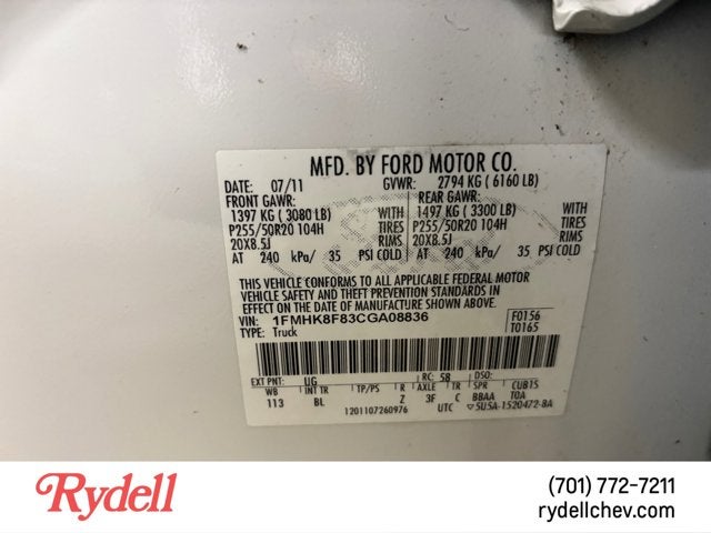 2012 Ford Explorer Limited