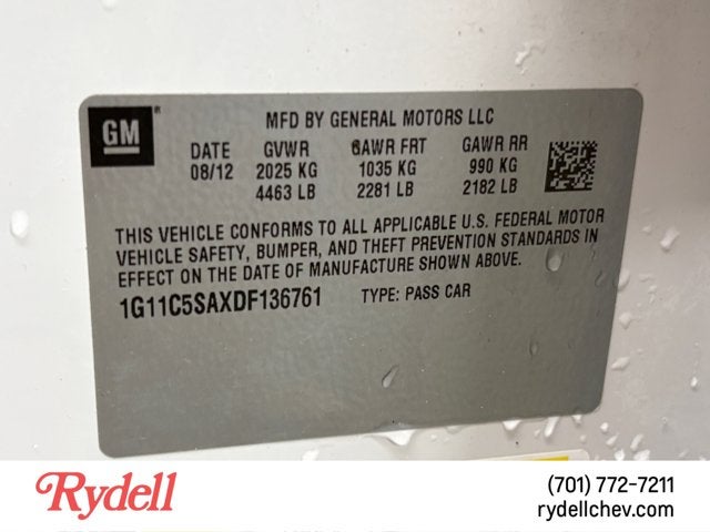 2013 Chevrolet Malibu LT