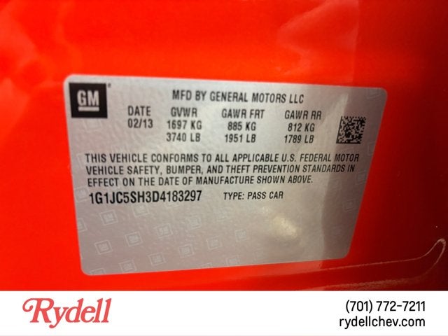 2013 Chevrolet Sonic LT