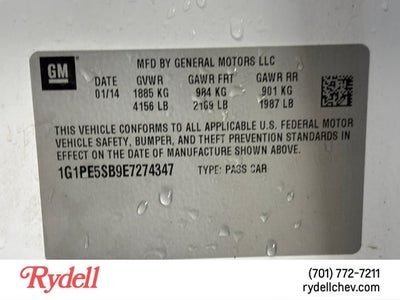 2014 Chevrolet Cruze 2LT