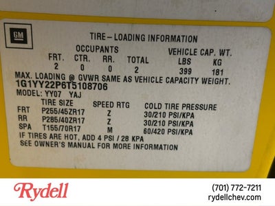 1996 Chevrolet Corvette Base