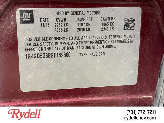2016 Buick LaCrosse Premium I