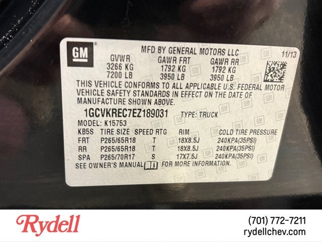 2014 Chevrolet Silverado 1500 LT
