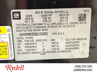 2013 GMC Acadia SLT