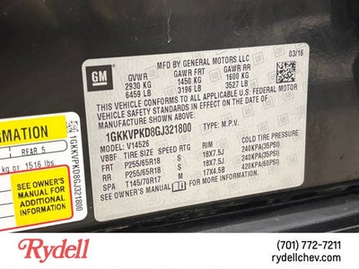 2016 GMC Acadia SLE