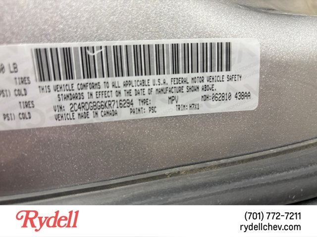 2019 Dodge Grand Caravan SE