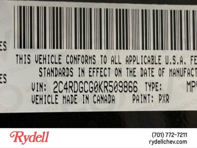 2019 Dodge Grand Caravan SXT