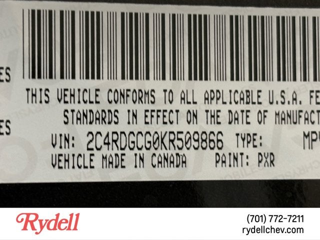 2019 Dodge Grand Caravan SXT