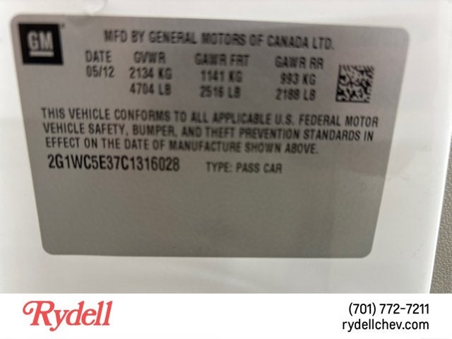 2012 Chevrolet Impala LTZ