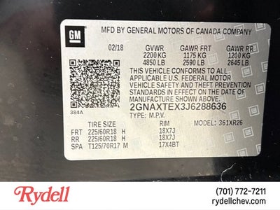 2018 Chevrolet Equinox LT