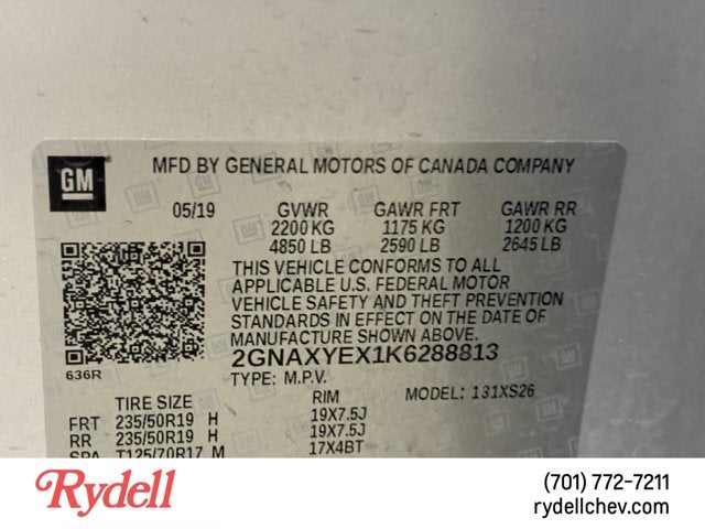 2019 Chevrolet Equinox Premier