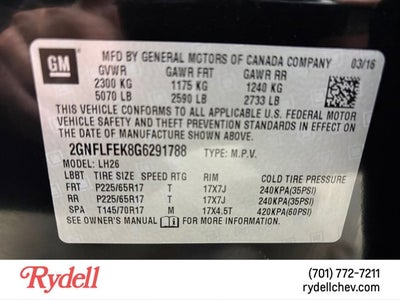 2016 Chevrolet Equinox LT