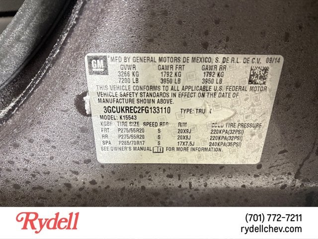 2015 Chevrolet Silverado 1500 LT