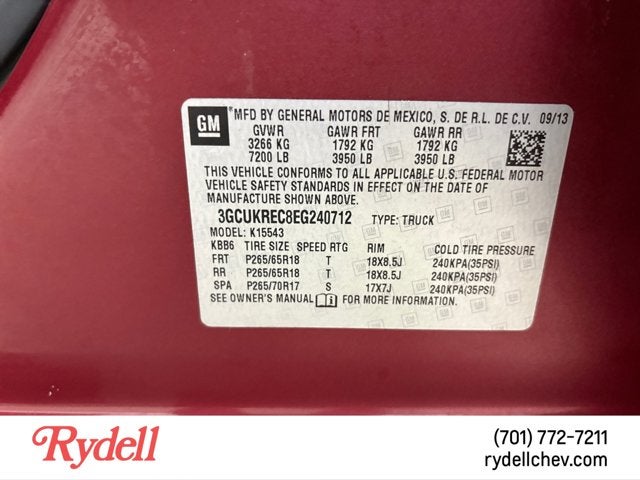 2014 Chevrolet Silverado 1500 LT