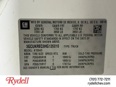 2017 Chevrolet Silverado 1500 LT