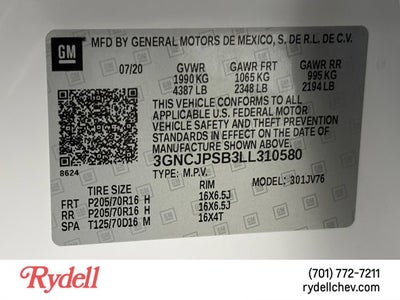 2020 Chevrolet Trax LT