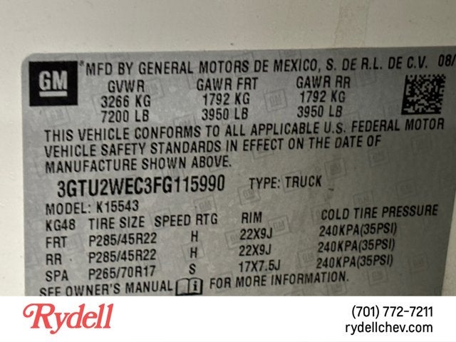 2015 GMC Sierra 1500 Denali