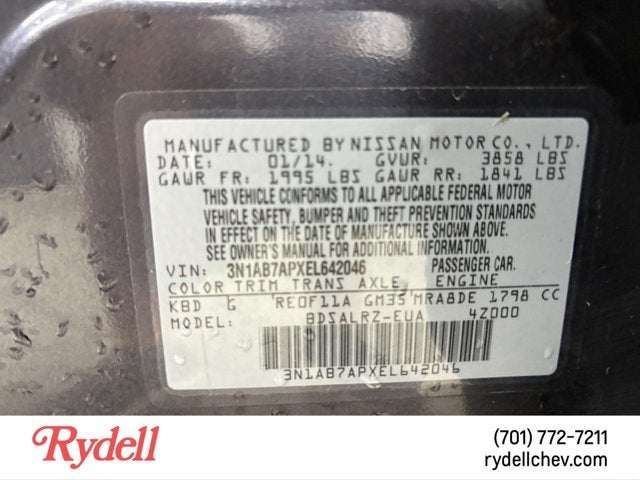 2014 Nissan Sentra SR