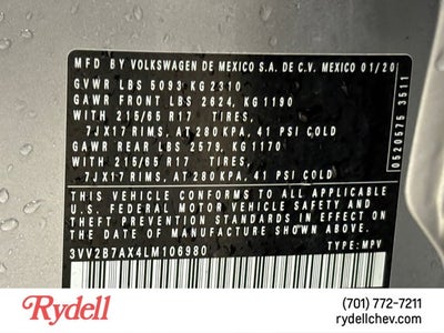 2020 Volkswagen Tiguan SE