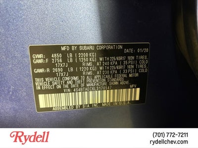 2020 Subaru Outback Premium