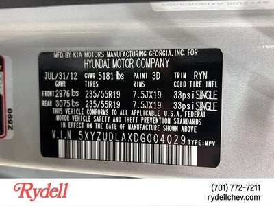 2013 Hyundai Santa Fe 2.0T Sport