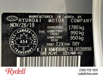 2020 Hyundai Elantra SEL