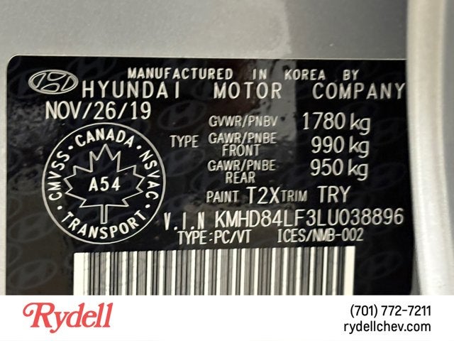 2020 Hyundai Elantra SEL